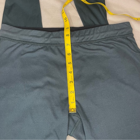 MOUNTAIN HARDWEAR BUTTERLICIOUS GREEN STRIPE TIGHT WOMEN'S SIZE M - Picture 9 of 10